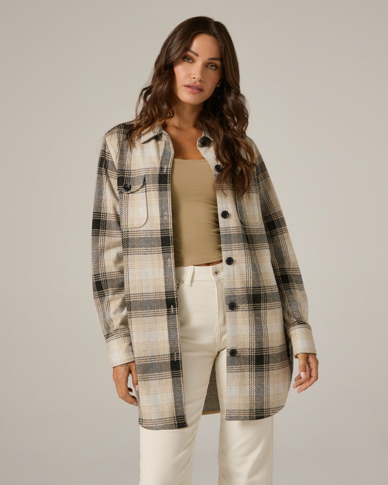 7Diamonds Generation Plaid Shacket