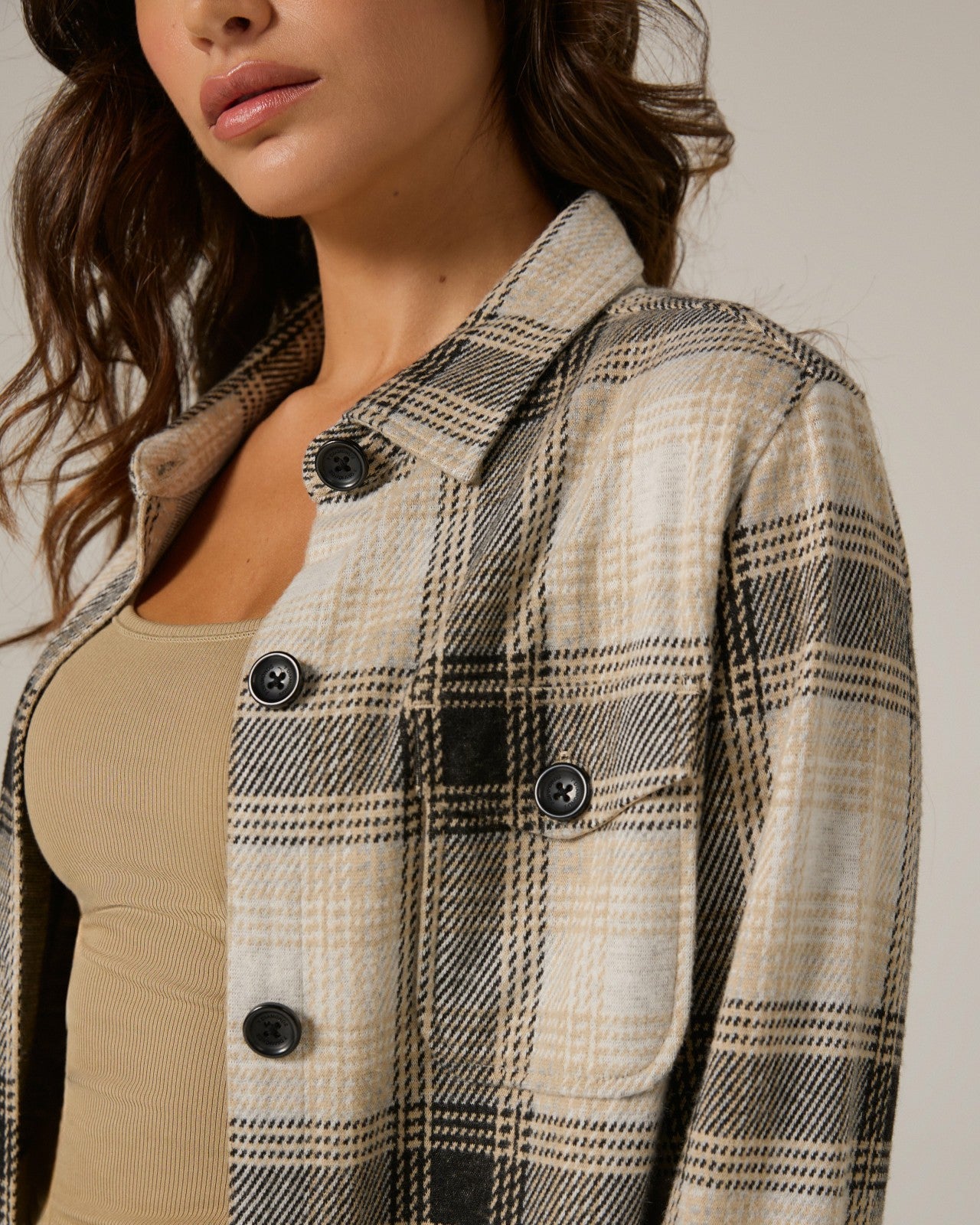 7Diamonds Generation Plaid Shacket