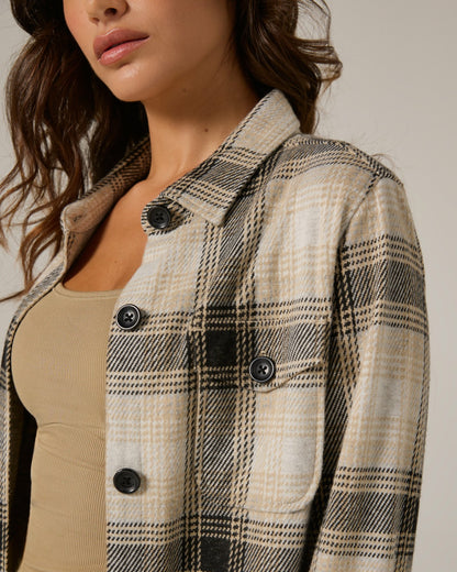 7Diamonds Generation Plaid Shacket