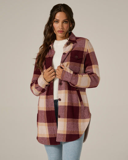 7Diamonds Generation Plaid Shacket