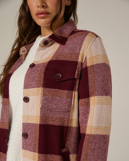 7Diamonds Generation Plaid Shacket
