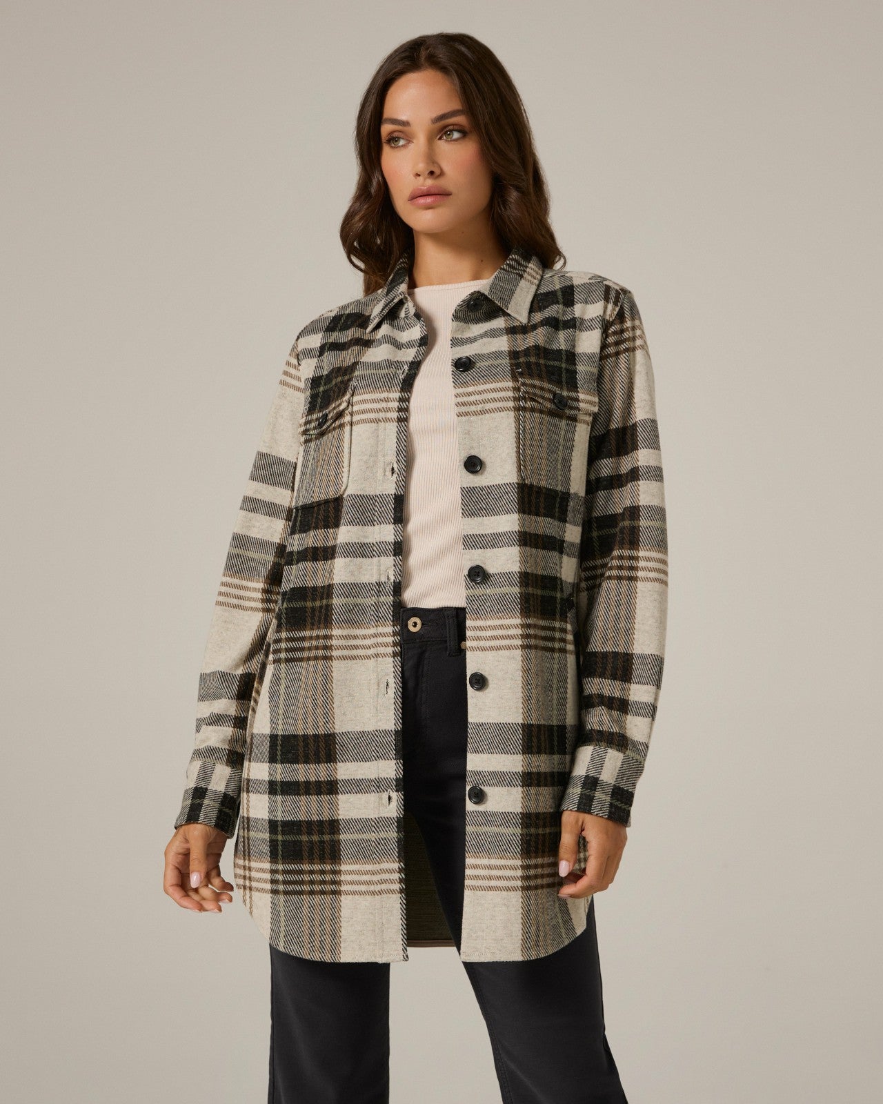 7Diamonds Generation Plaid Shacket
