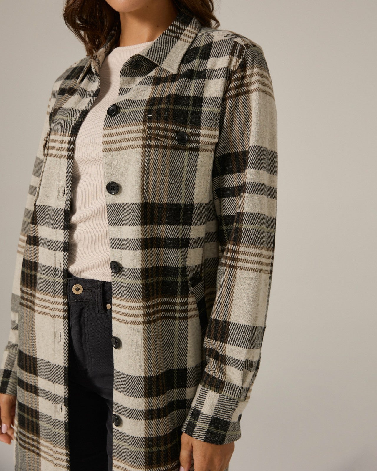 7Diamonds Generation Plaid Shacket