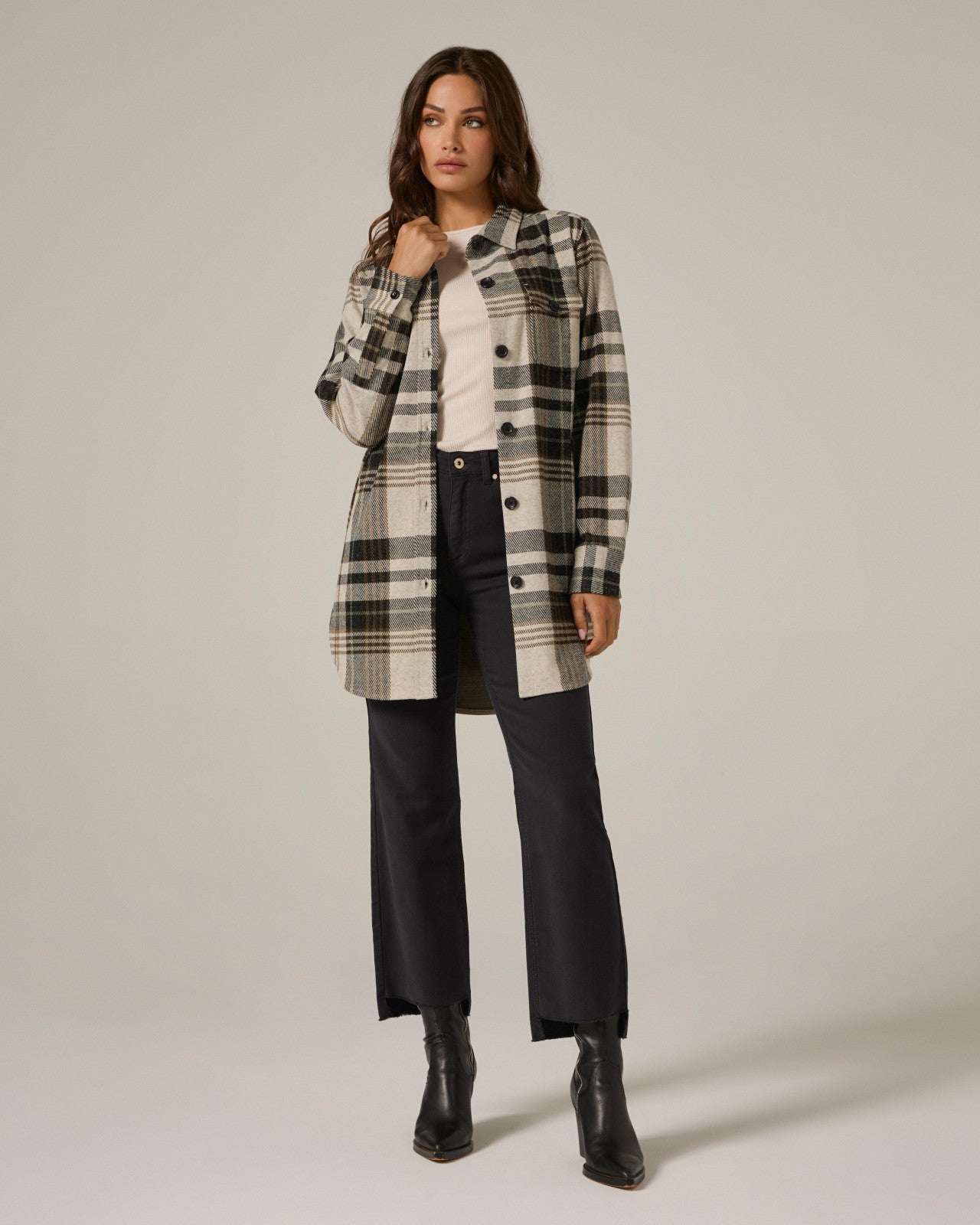 7Diamonds Generation Plaid Shacket