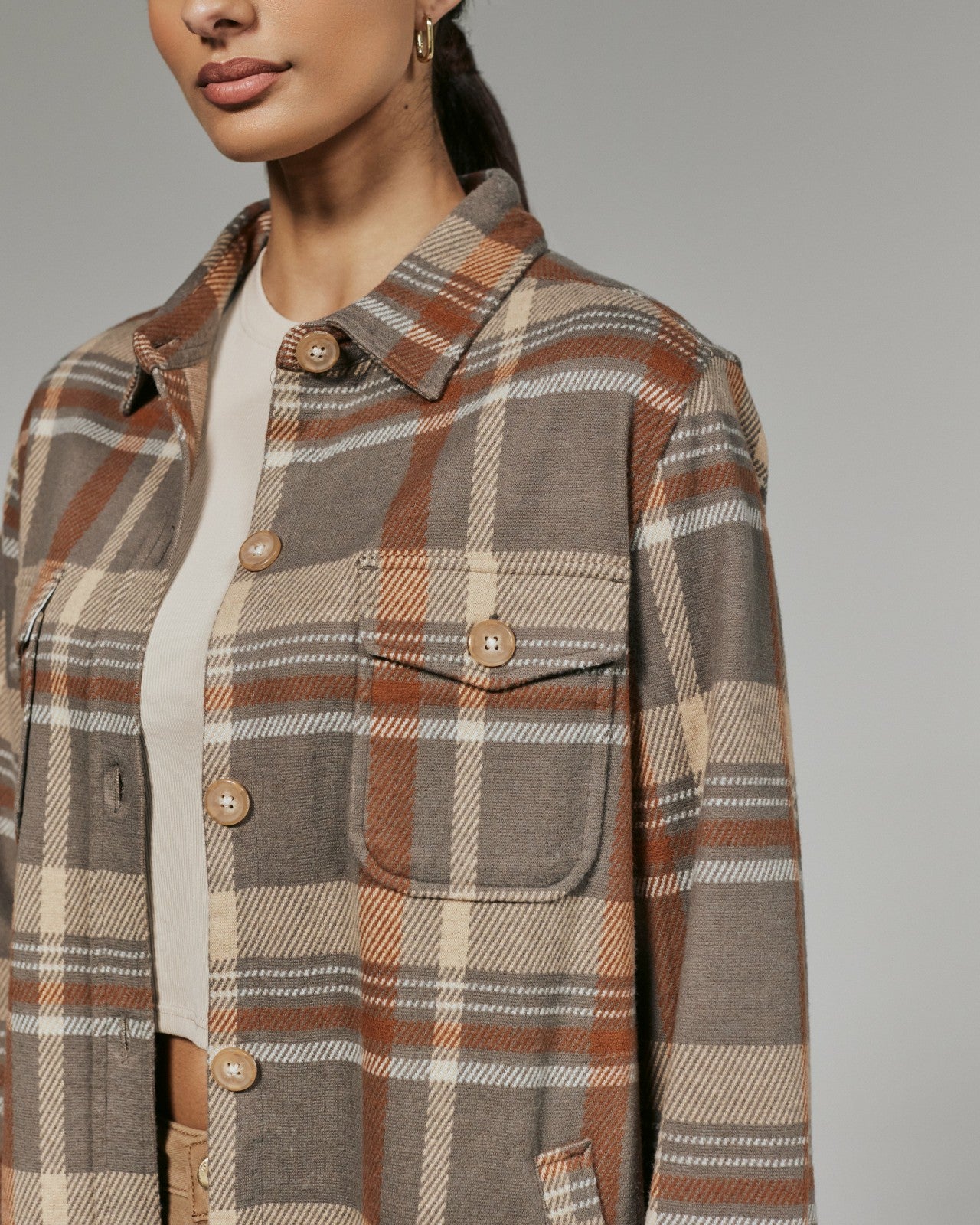 7Diamonds Generation Plaid Shacket