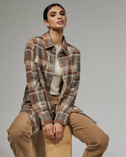 7Diamonds Generation Plaid Shacket