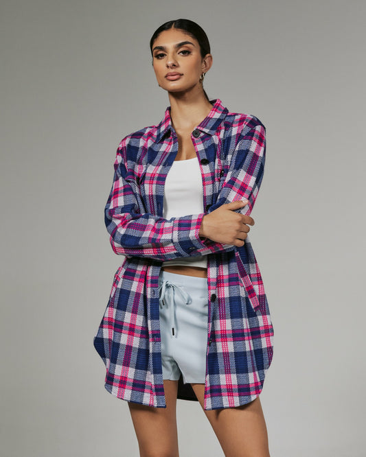 7Diamonds Generation Plaid Shacket