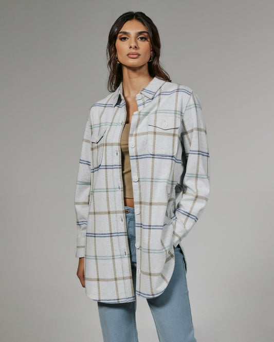 7Diamonds Generation™ Plaid Shacket