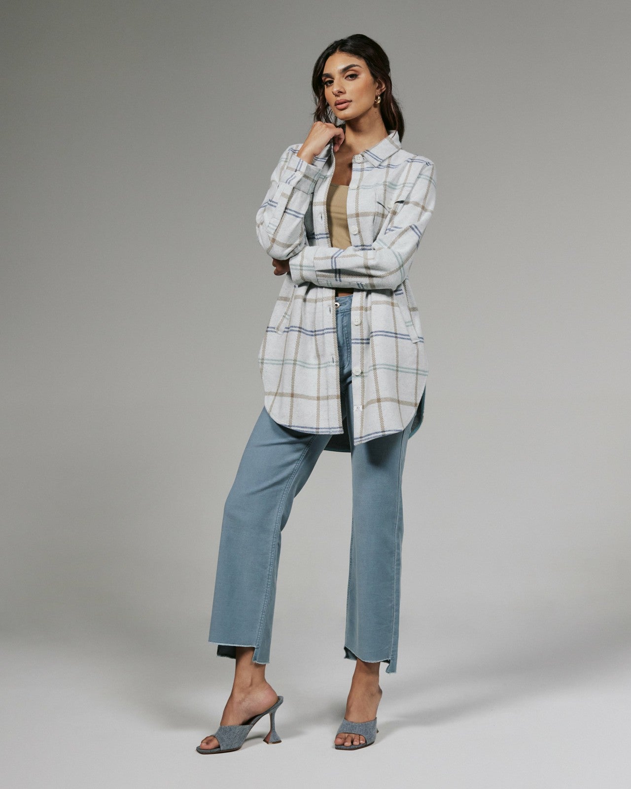 7Diamonds Generation™ Plaid Shacket