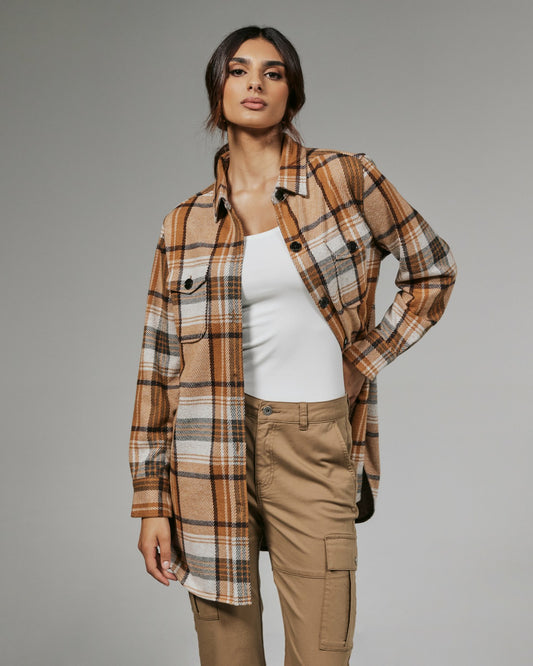 7Diamonds Generation™ Plaid Shacket