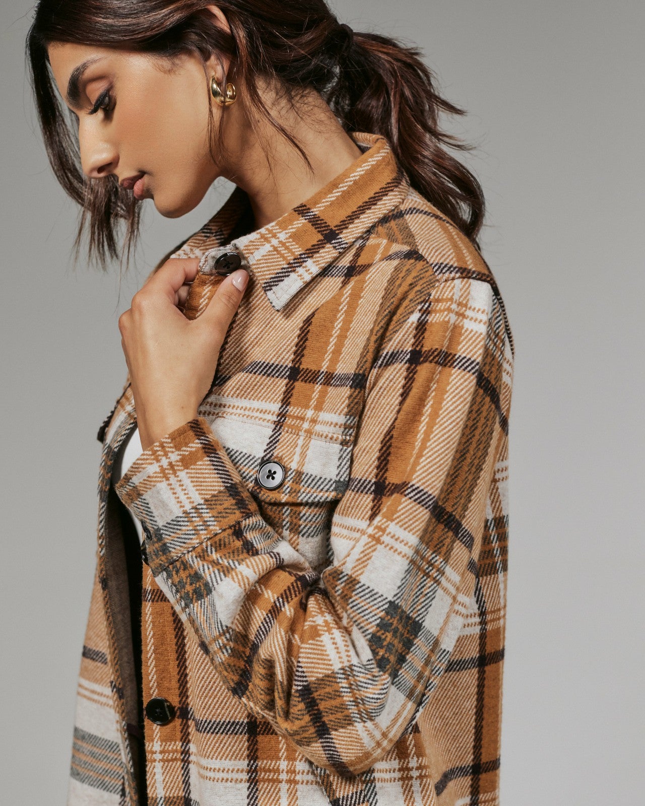 7Diamonds Generation™ Plaid Shacket