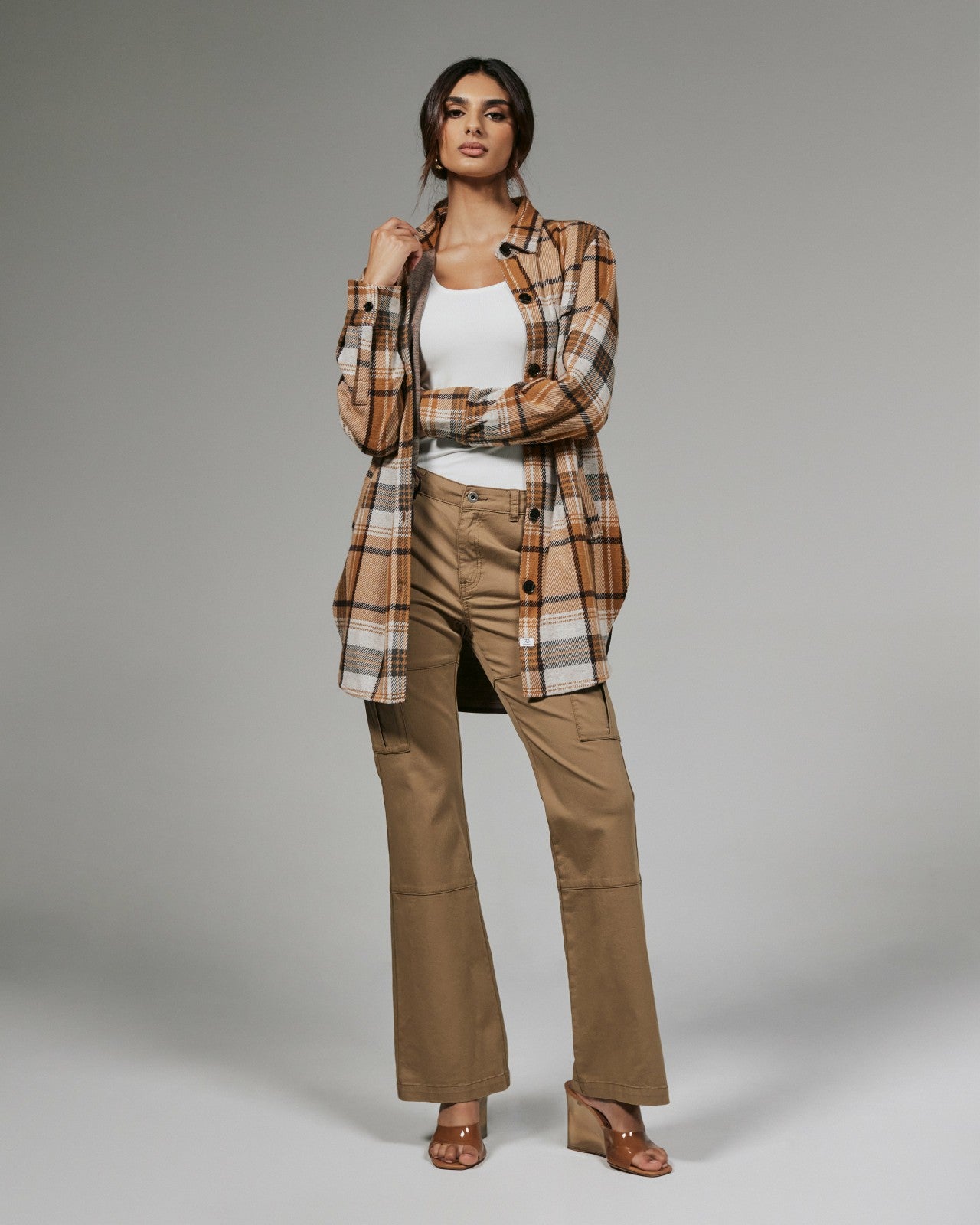 7Diamonds Generation™ Plaid Shacket
