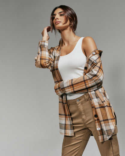 7Diamonds Generation™ Plaid Shacket