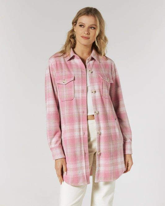 7Diamonds Generation™ Plaid Shacket