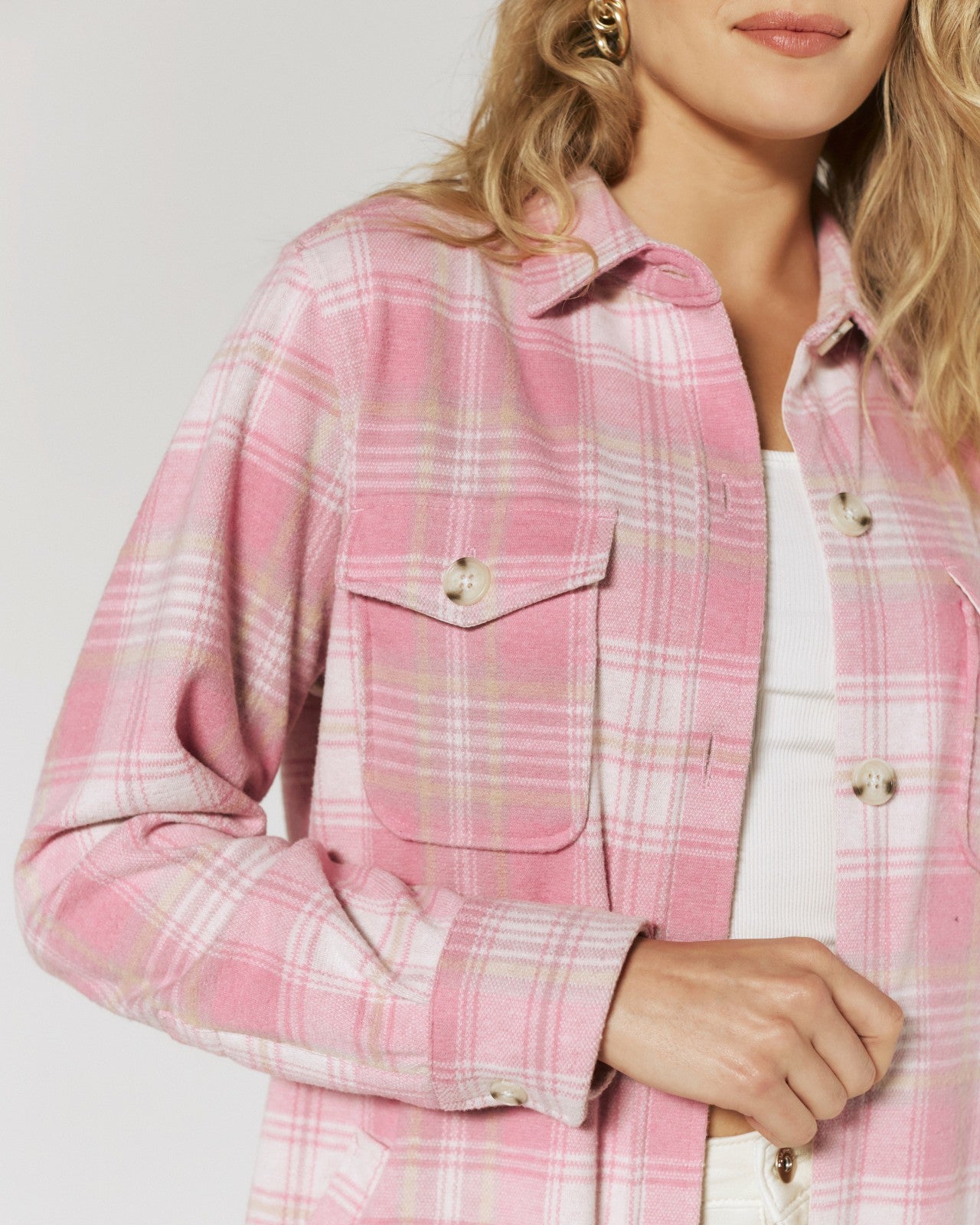 7Diamonds Generation™ Plaid Shacket