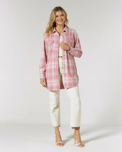 7Diamonds Generation™ Plaid Shacket