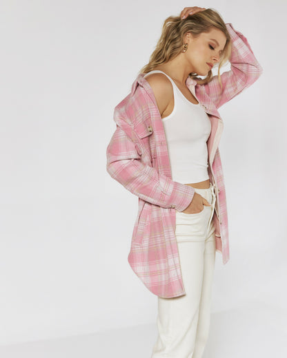 7Diamonds Generation™ Plaid Shacket
