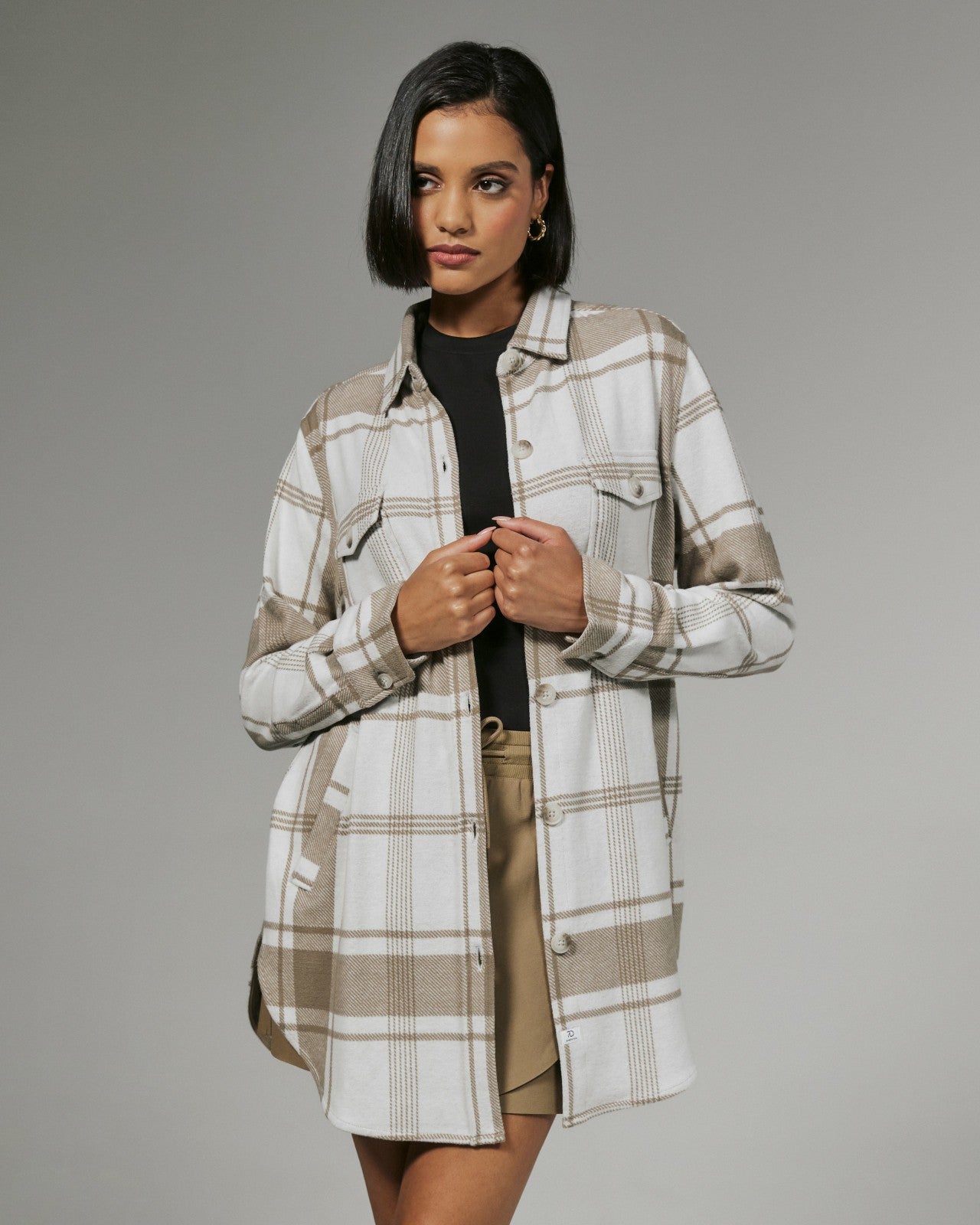 7Diamonds Generation™ Plaid Shacket
