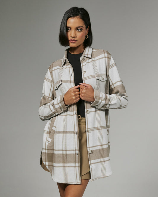 7Diamonds Generation™ Plaid Shacket