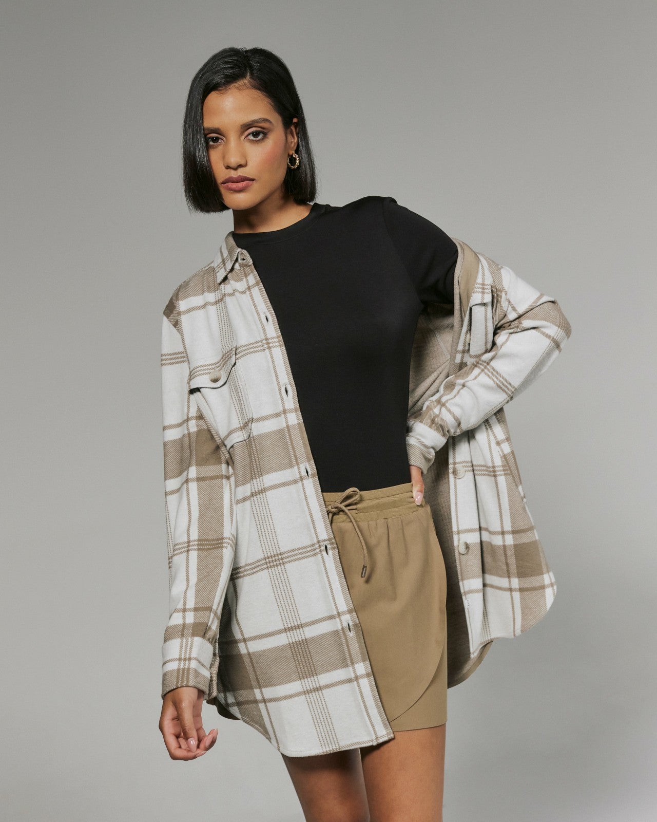7Diamonds Generation™ Plaid Shacket