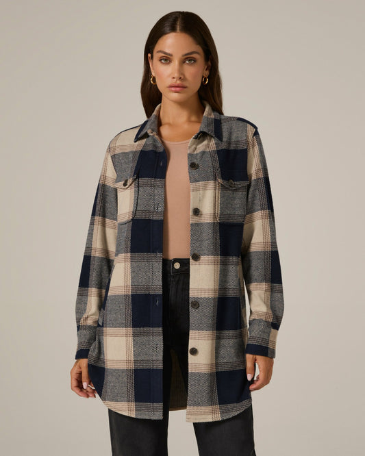 7Diamonds Generation™ Plaid Shacket