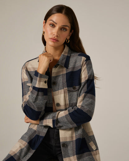 7Diamonds Generation™ Plaid Shacket