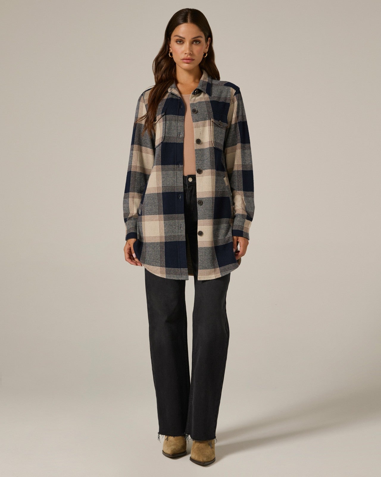 7Diamonds Generation™ Plaid Shacket