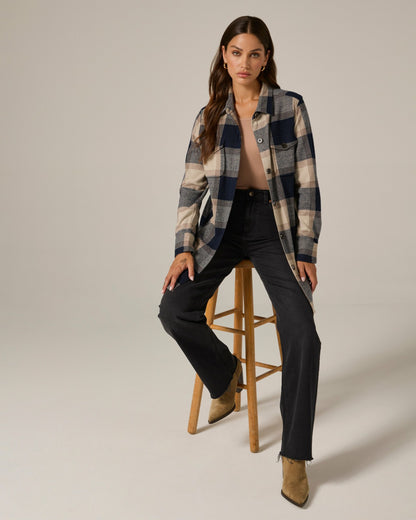 7Diamonds Generation™ Plaid Shacket