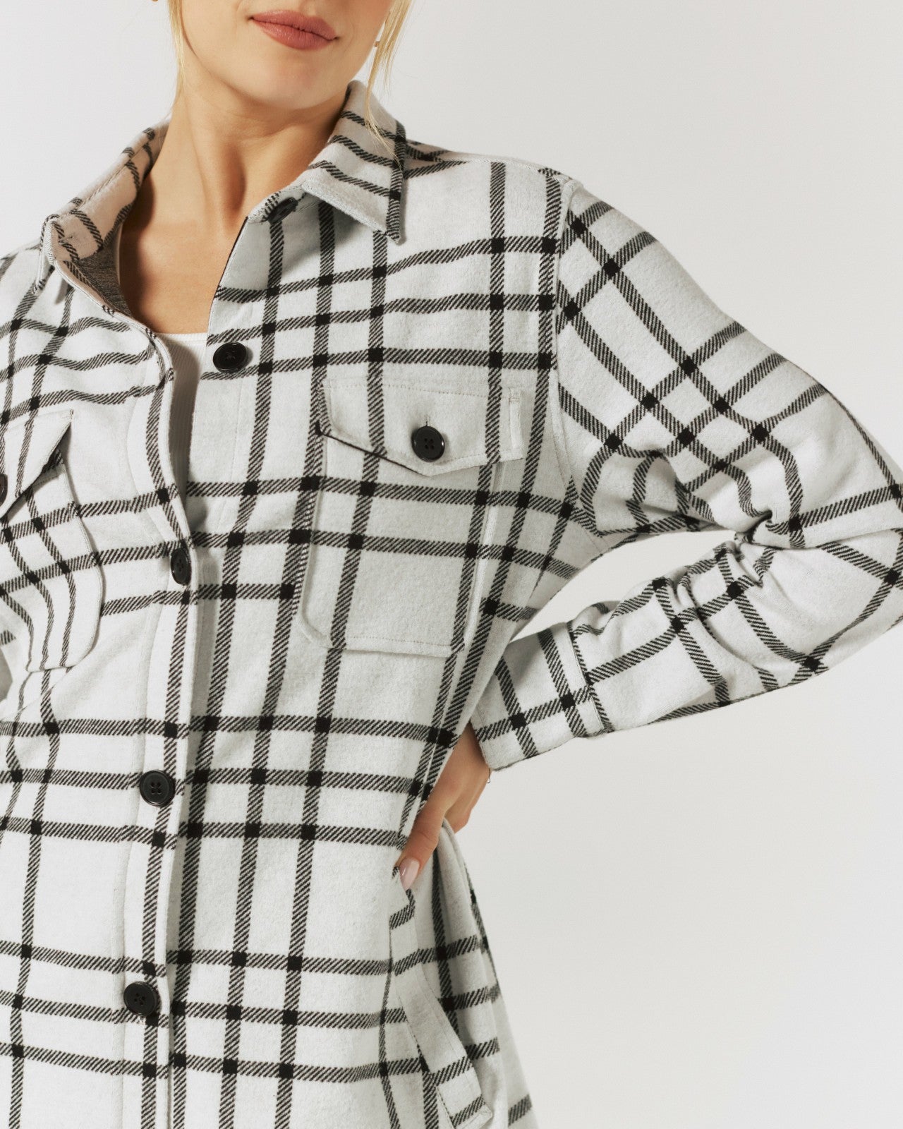 7Diamonds Generation™ Plaid Shacket