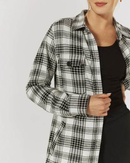 7Diamonds Generation™ Plaid Shacket