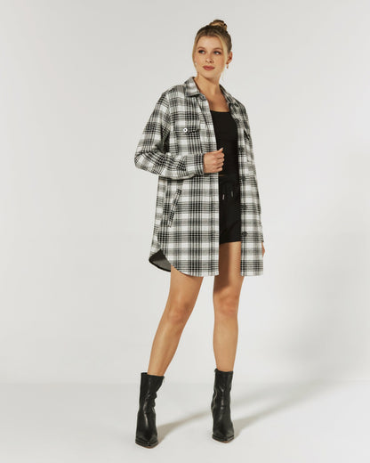 7Diamonds Generation™ Plaid Shacket