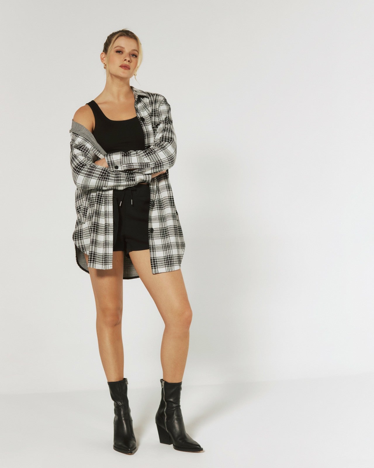 7Diamonds Generation™ Plaid Shacket