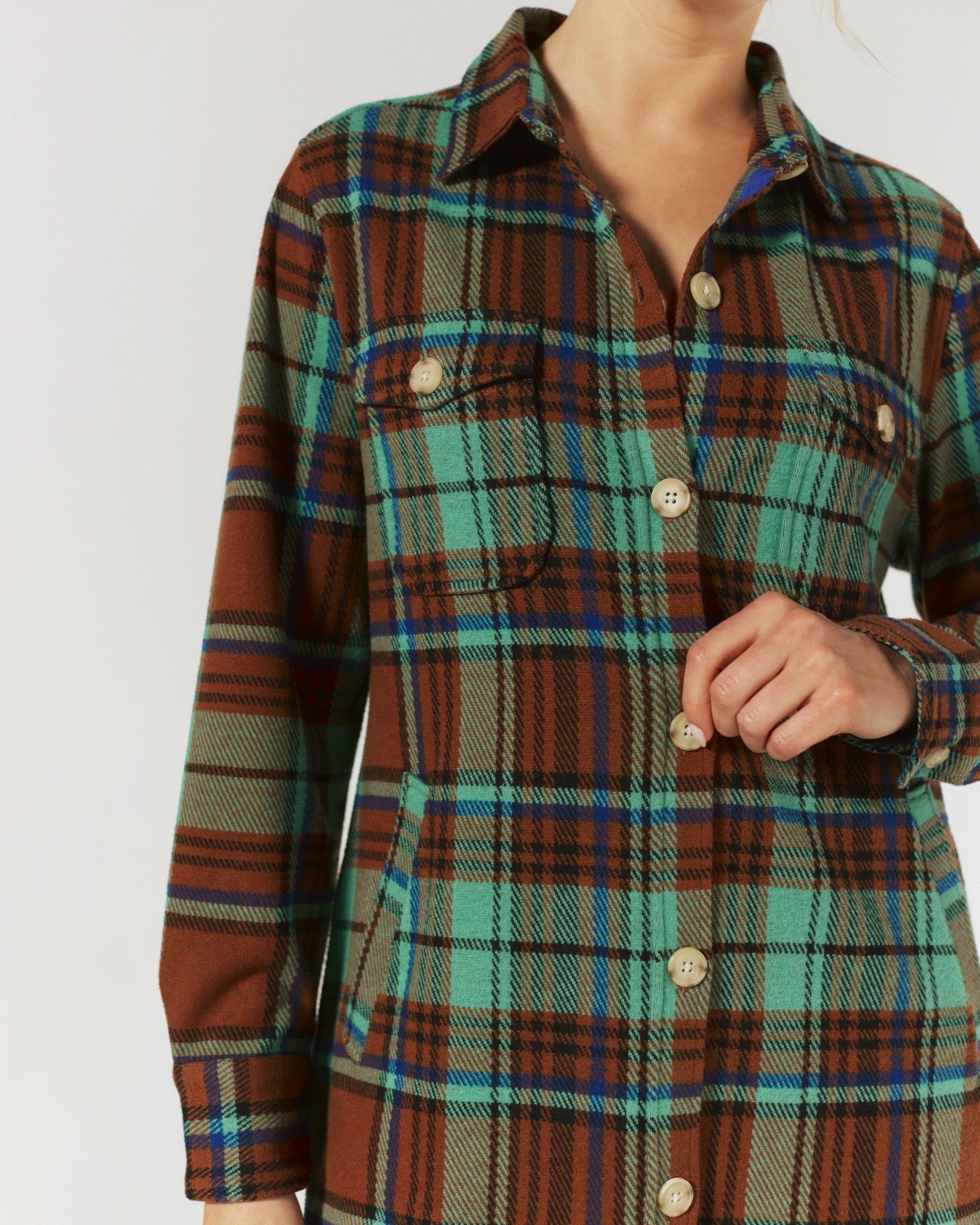 7Diamonds Generation™ Plaid Shacket