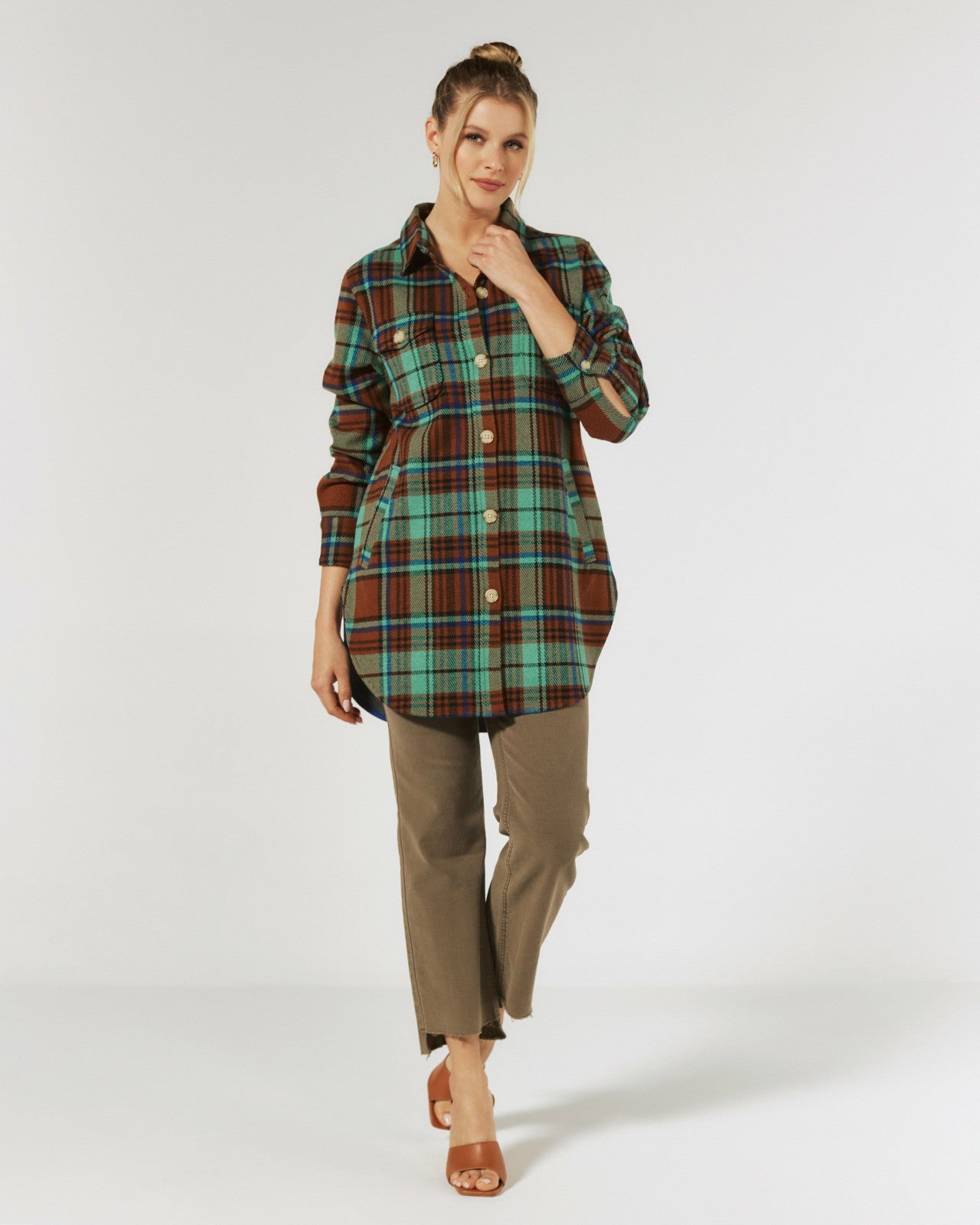 7Diamonds Generation™ Plaid Shacket