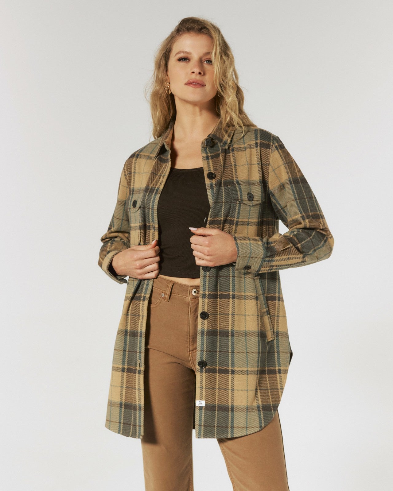 7Diamonds Generation™ Plaid Shacket