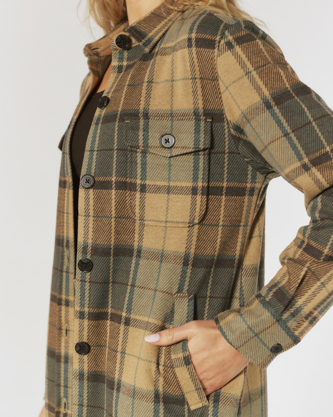 7Diamonds Generation™ Plaid Shacket
