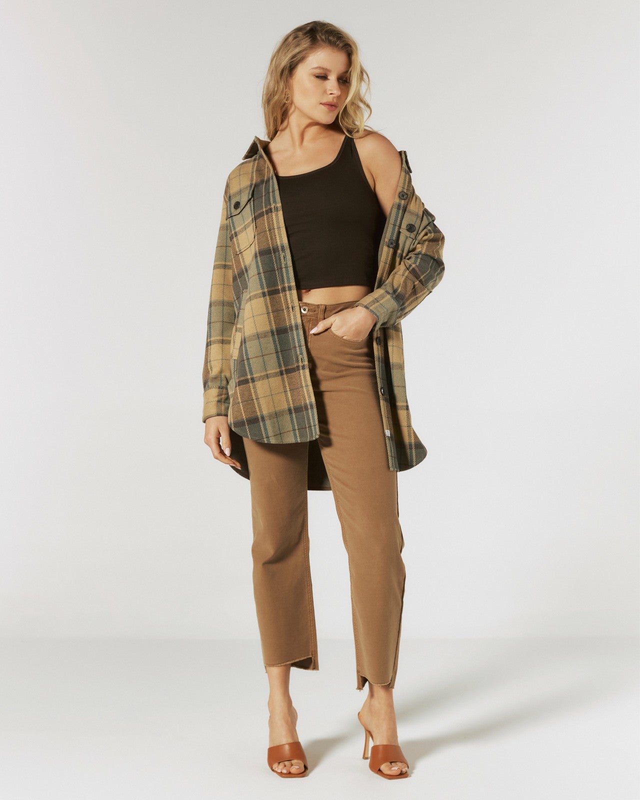 7Diamonds Generation™ Plaid Shacket