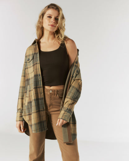 7Diamonds Generation™ Plaid Shacket