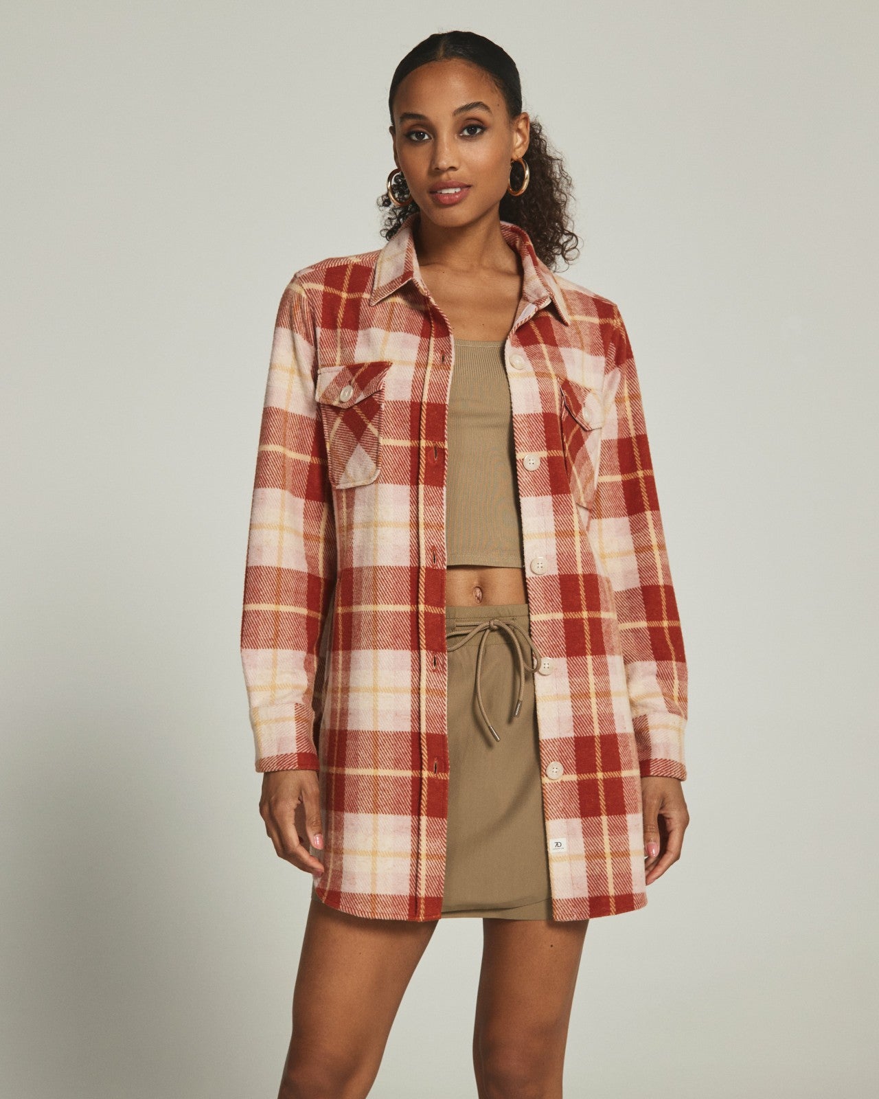 7Diamonds Generation™ Plaid Shacket