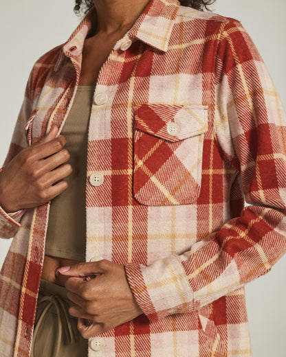 7Diamonds Generation™ Plaid Shacket