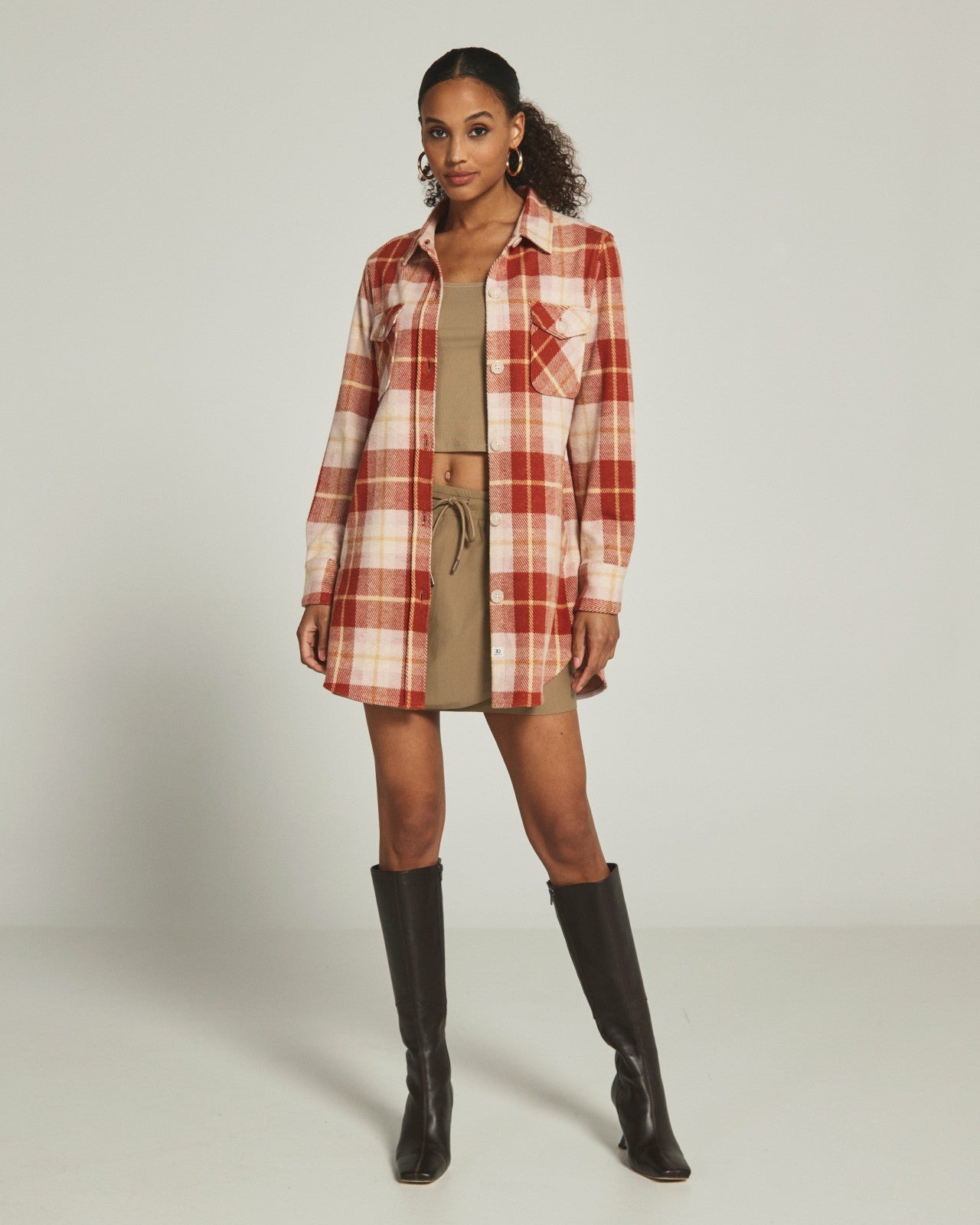 7Diamonds Generation™ Plaid Shacket