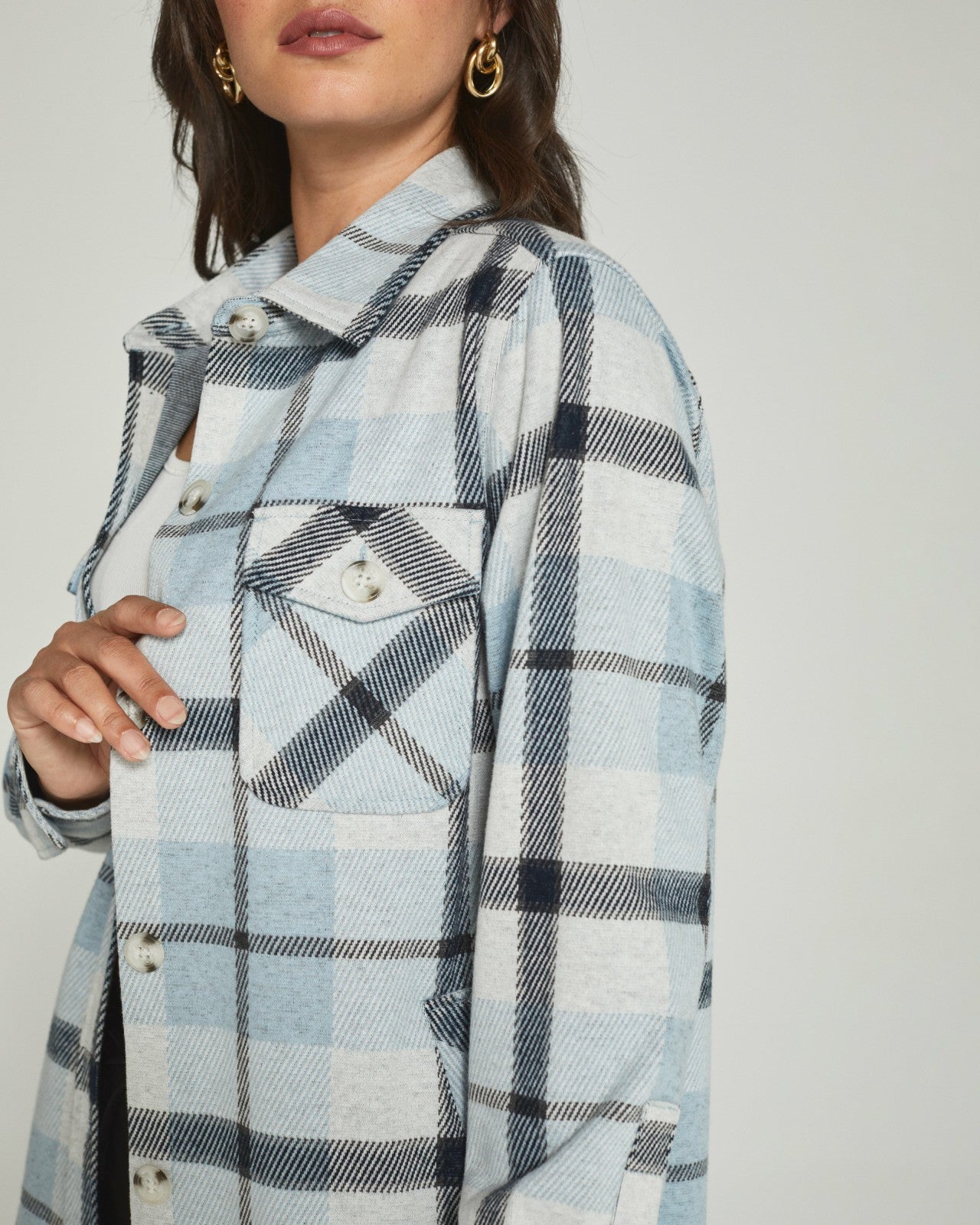 7Diamonds Generation™ Plaid Shacket