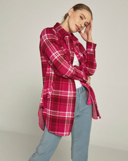 7Diamonds Generation™ Plaid Shacket