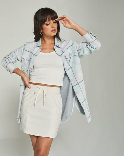 7Diamonds Generation™ Plaid Shacket