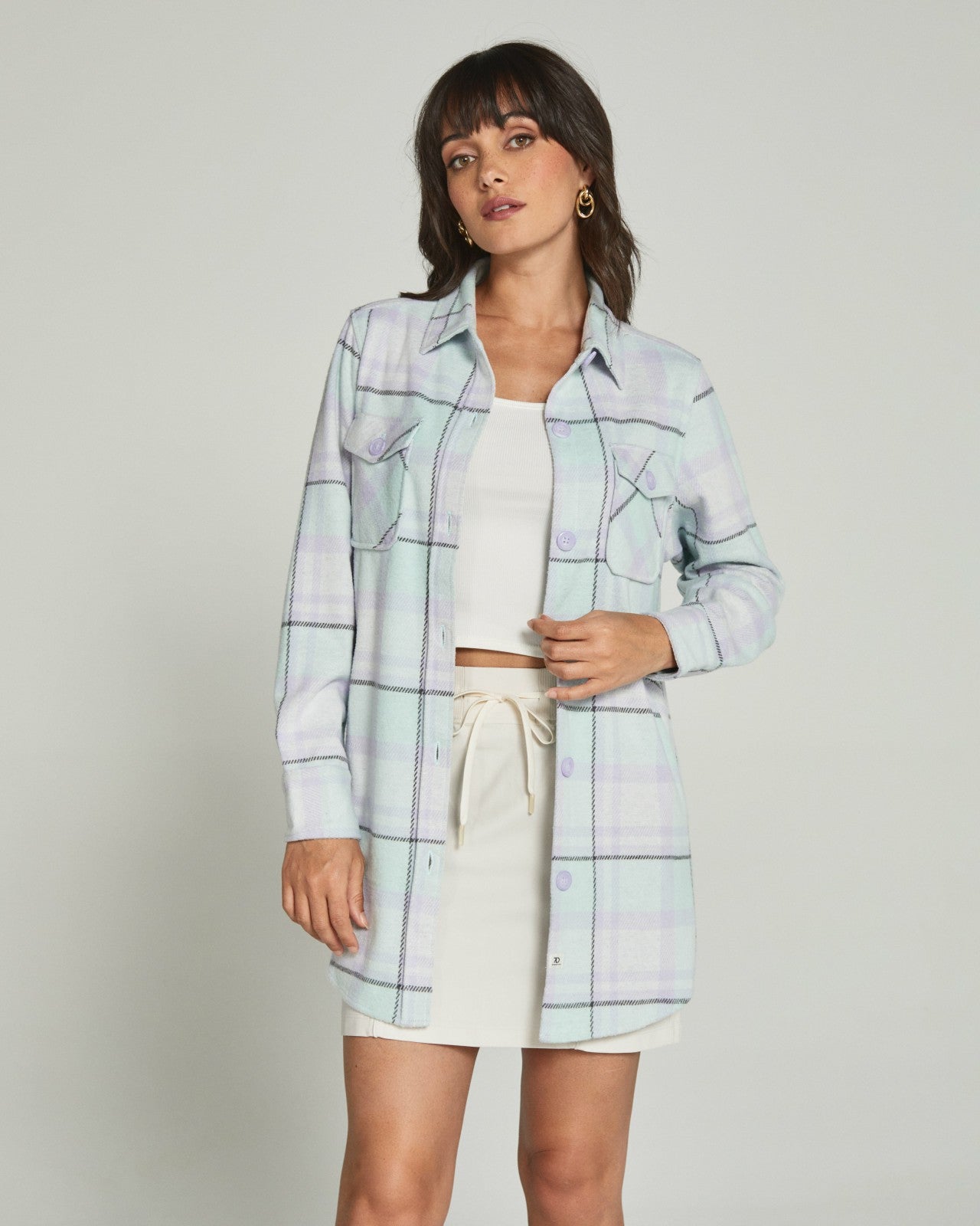 7Diamonds Generation™ Plaid Shacket