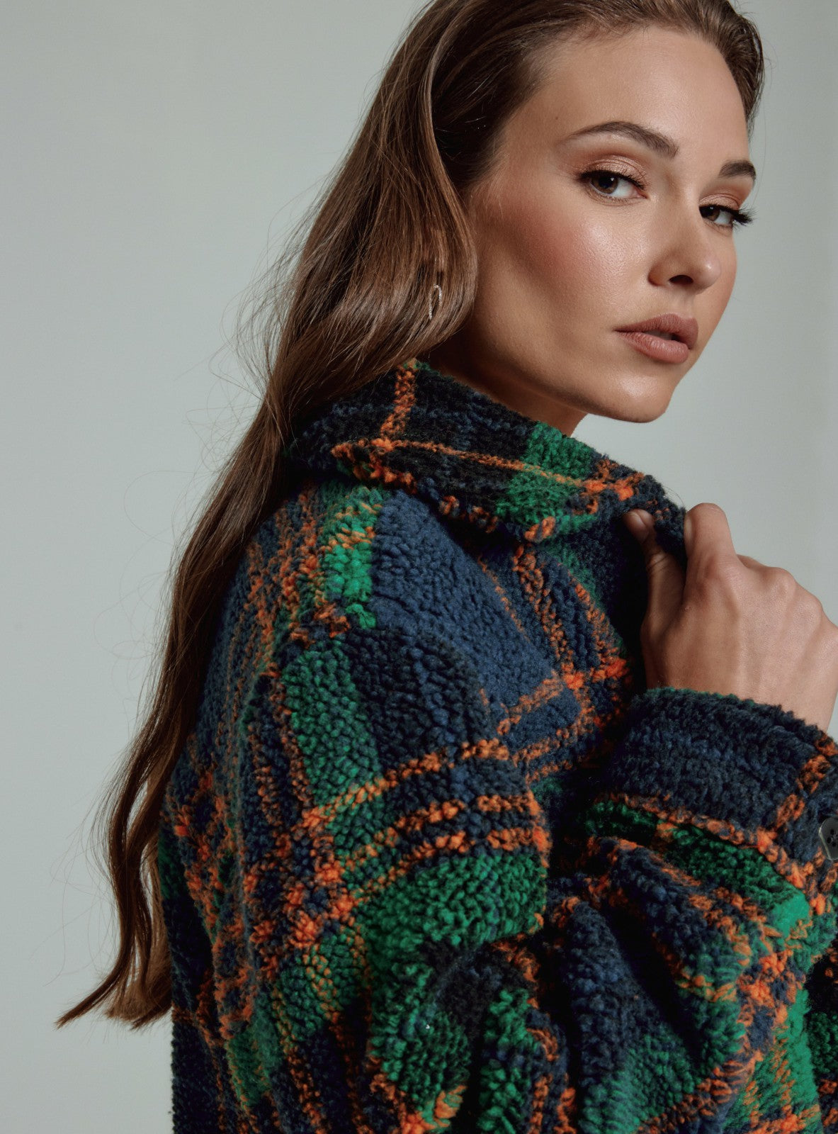 7Diamonds Snoh Plaid Shacket