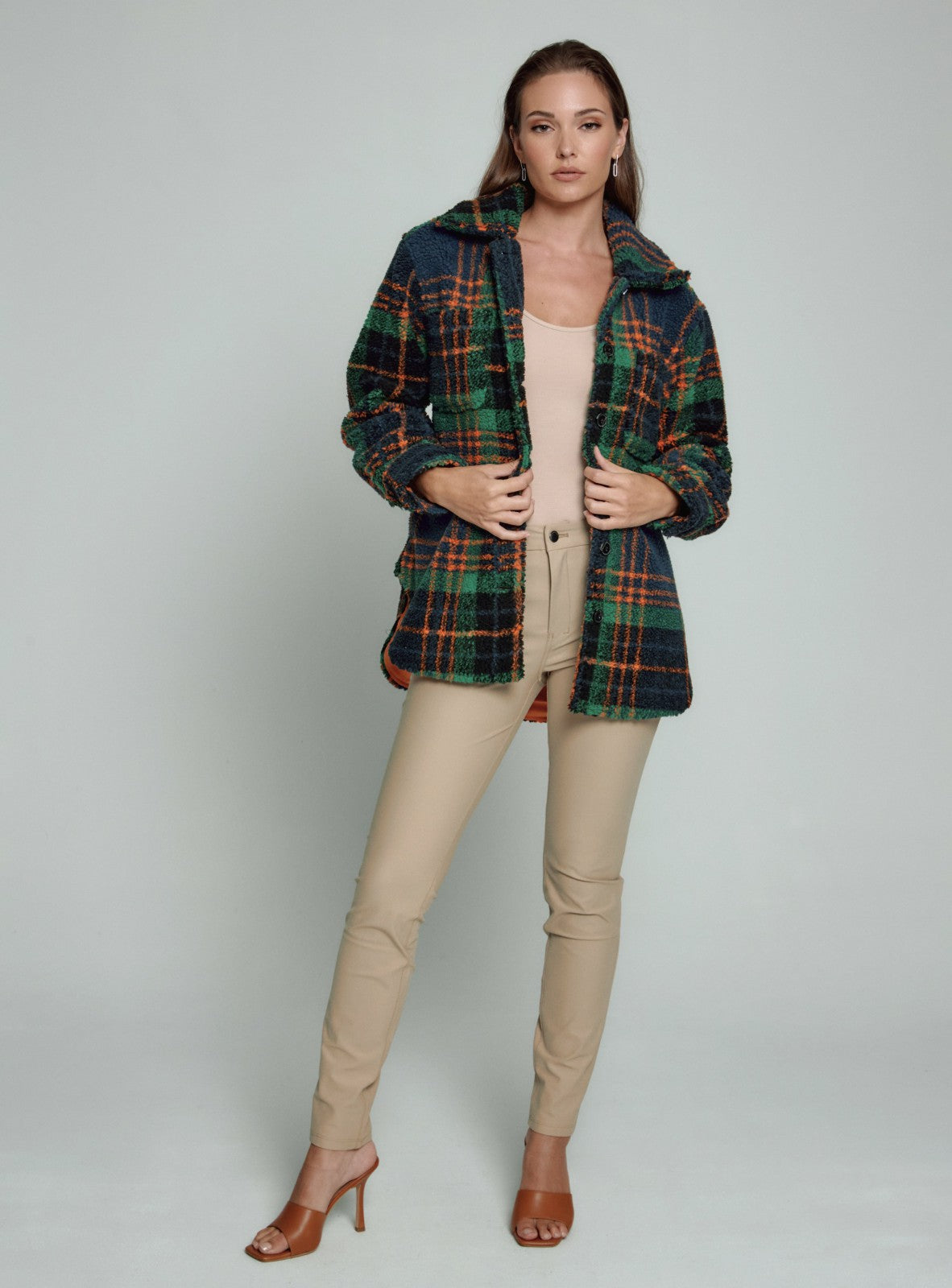 7Diamonds Snoh Plaid Shacket