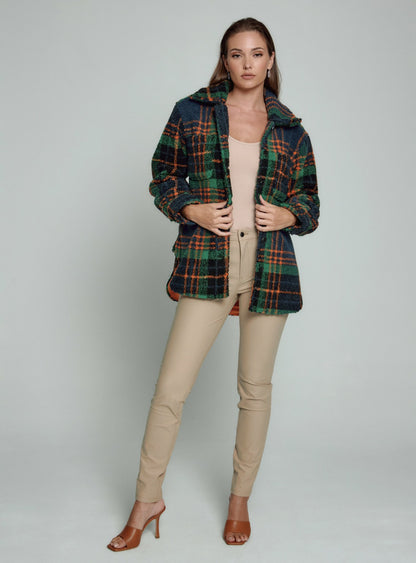 7Diamonds Snoh Plaid Shacket