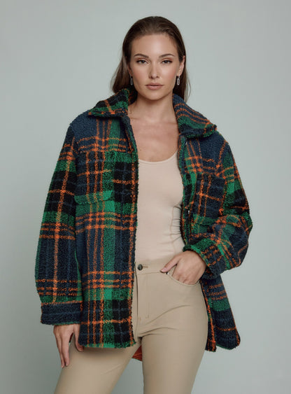 7Diamonds Snoh Plaid Shacket