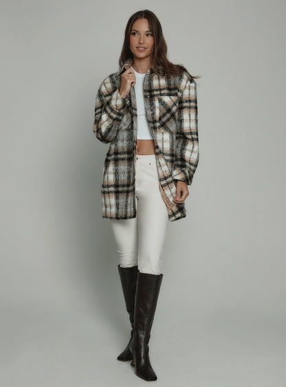 7Diamonds Sevyn Longline Shacket